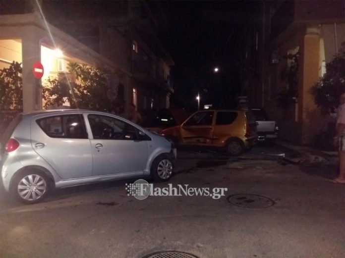 Δύο τραυματίες σε τροχαίο ατύχημα στα Χανιά