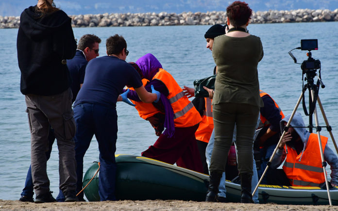 Γυρίσματα ταινίας για τους πρόσφυγες στο Ναύπλιο (φωτογραφίες)