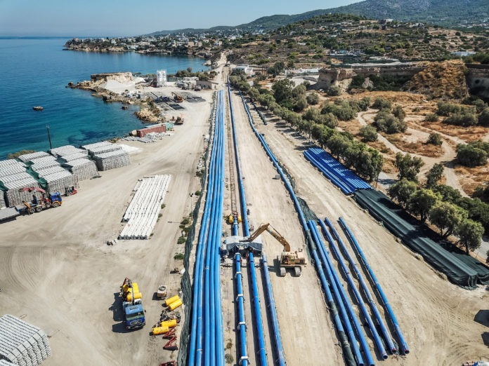 Παροχή νερού στην Αίγινα υποβρυχίως