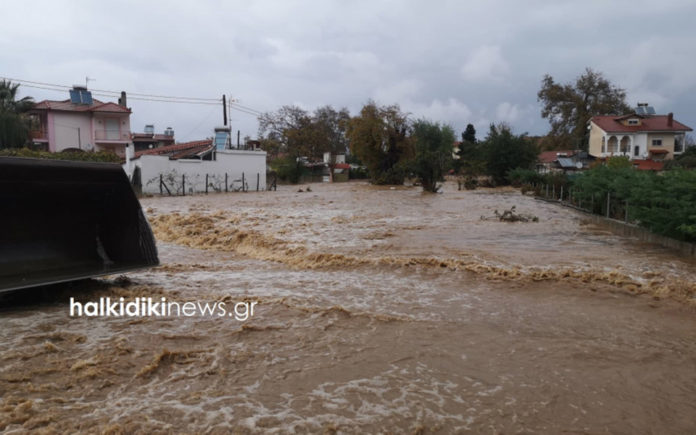 «Πνίγηκαν» από τη σφορδή κακοκαιρία Χαλκιδική και Θάσος