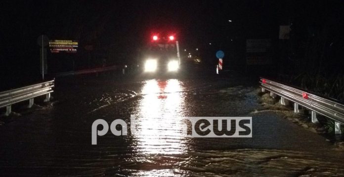 Σοβαρά προβλήματα από τη βροχόπτωση στον Πύργο