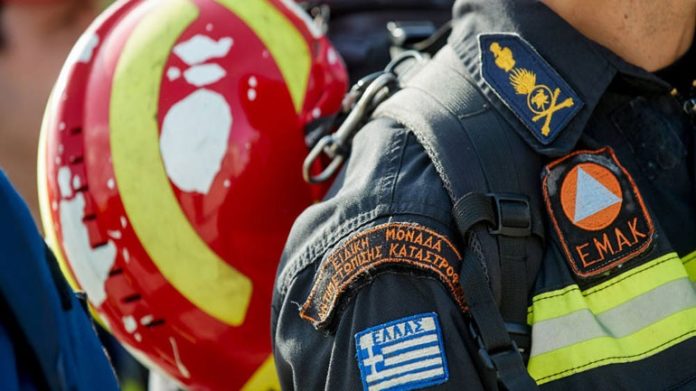 Τιμητική υποδοχή της ελληνικής αποστολής πυροσβεστών της ΕΜΑΚ από την Αλβανία