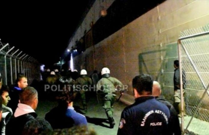 Αγρια επεισόδια μεταξύ μεταναστών στη ΒΙ.ΑΛ