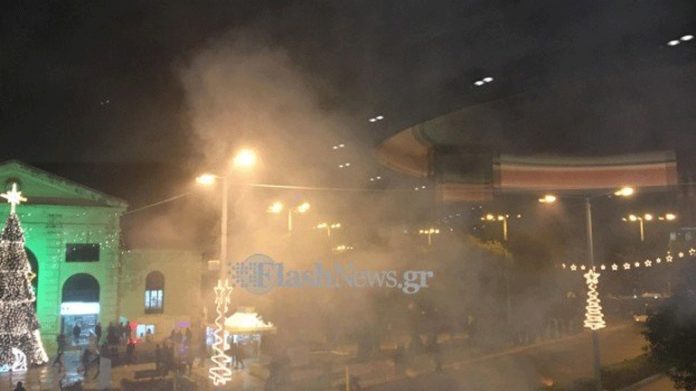 Μικροένταση στο κέντρο των Χανίων μετά την πορεία για τον Αλέξη Γρηγορόπουλο