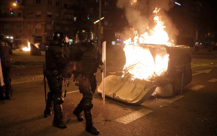 Συγκρούσεις στη Βαρκελώνη, στο περιθώριο του «κλάσικο»