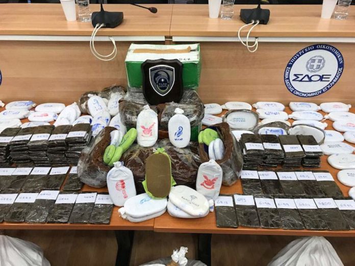 Εντοπίστηκε κοντέινερ με 1,2 τόνους κατεργασμένης κάνναβης