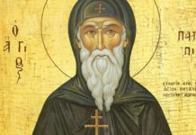 8 Δεκεμβρίου: Του Οσίου Παταπίου του ερημοπολίτη