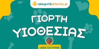 “ΥΙΟΘΕΤΩ! ΔΕΝ ΑΓΟΡΑΖΩ!” – 3η Γιορτή Υιοθεσίας Αδέσποτων Ζώων στον Δήμο Κατερίνης