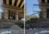 Σε πλήρη εξέλιξη οι εργασίες συντήρησης στη γέφυρα του ποταμού Πέλεκα στην Ανδρομάχη Πιερίας