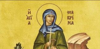 19 Ιουλίου: της Αγίας Μακρίνας της αδελφής του Αγίου και Μεγάλου Βασιλείου #2