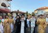 Με λαμπρότητα η υποδοχή της Τιμίας Κάρας του Αγίου Παρθενίου στο Λιτόχωρο Πιερίας (φωτο)