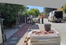 Δήμος Κατερίνης – Καταφυγιώτικα: Νέα πεζοδρόμια στην οδό Νικηφόρου Ιερομονάχου