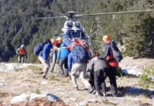 Συγκλονιστικό βίντεο από την επιχείρηση μεταφοράς των μαθητών από τον Όλυμπο
