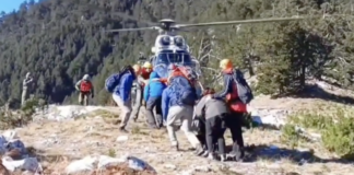 Συγκλονιστικό βίντεο από την επιχείρηση μεταφοράς των μαθητών από τον Όλυμπο